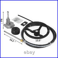 Volant Câble pour Cylindre Hydraulique de Bateau Kit de Outboard Steering Pompe