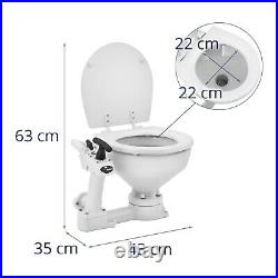 WC Marin Toilette Pour Bateau Pompe Manuelle Cuvette En Céramique