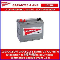 XV24 Batterie de Loisirs à Double Usage Hankook Pour Caravane Camping Car Bateau
